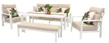 Outdoor Dining Sofa Set