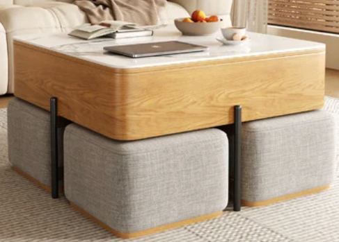 Ottoman and Coffee Table Combo