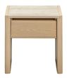 Bedside Tables — Travertine & Oak